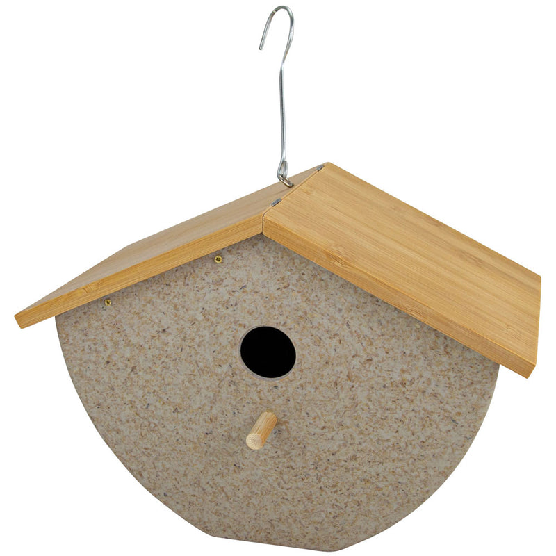 Riffelmacher Vogelhaus Nistkasten 25 x 19,5 cm | 08424 - Vogelhäuschen Natur