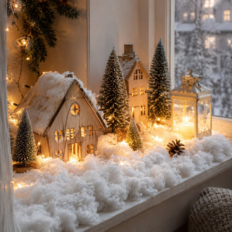 Zupfschnee Weiß | 300 g Deko Schnee | Dekoschnee fluffig & weich | 68202