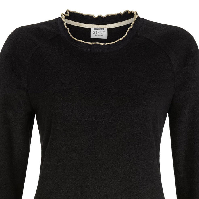 RINGELLA Damen Pullover aus Frotteeflausch 2538403 | Schwarz