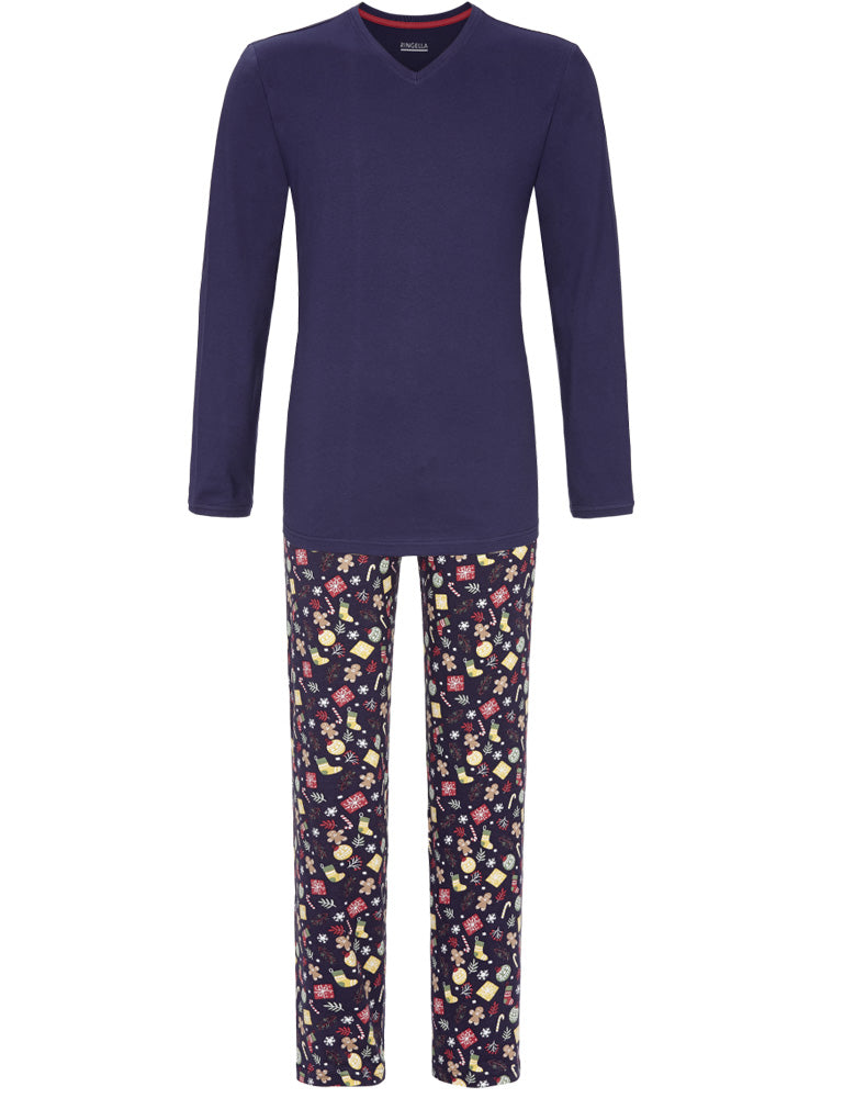 RINGELLA Herren Langarm Pyjama "Happy Christmas" 2541227 | Night