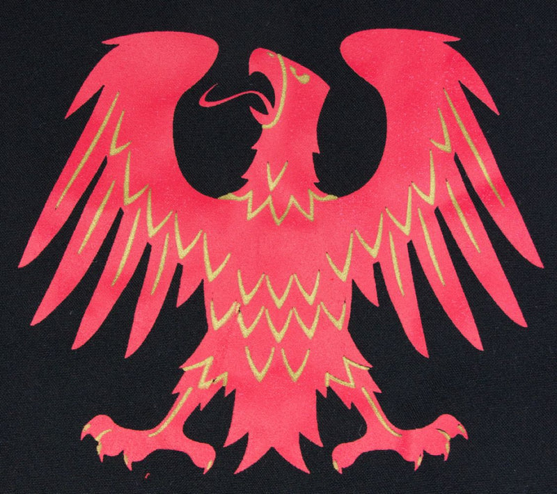 Ritter Tunika für Kinder mit Wappen Adler Schwarz Rot