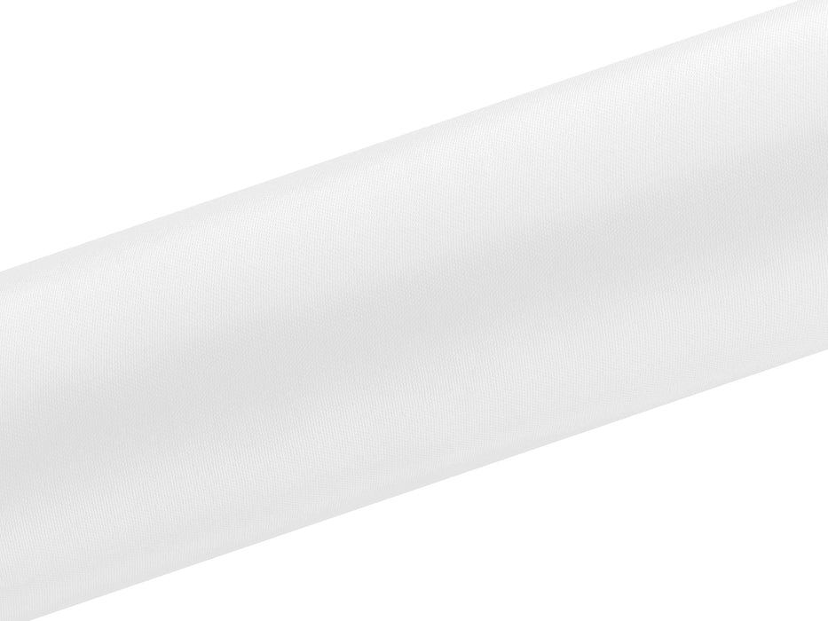 Dekostoff Satin 0,16x9m Weiß