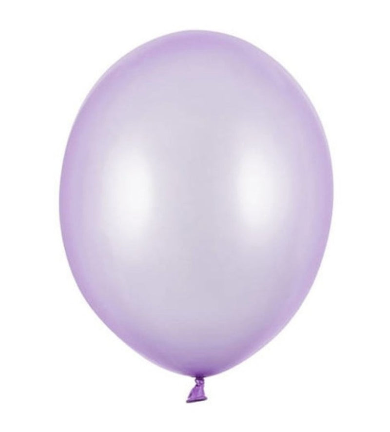 50 Stk. Luftballon Ø30cm "Uni Metallic" | Wisteria Lila