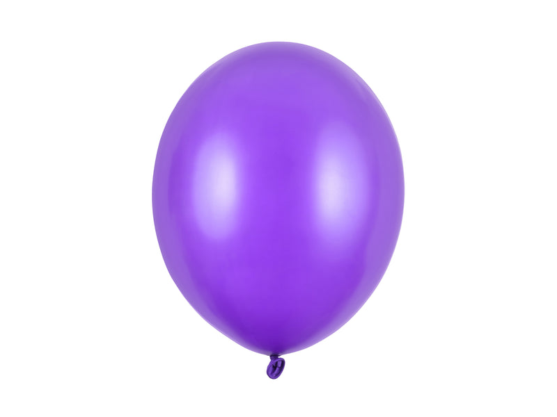 100 Stk. Luftballon Ø30cm "Uni Metallic" | Lila