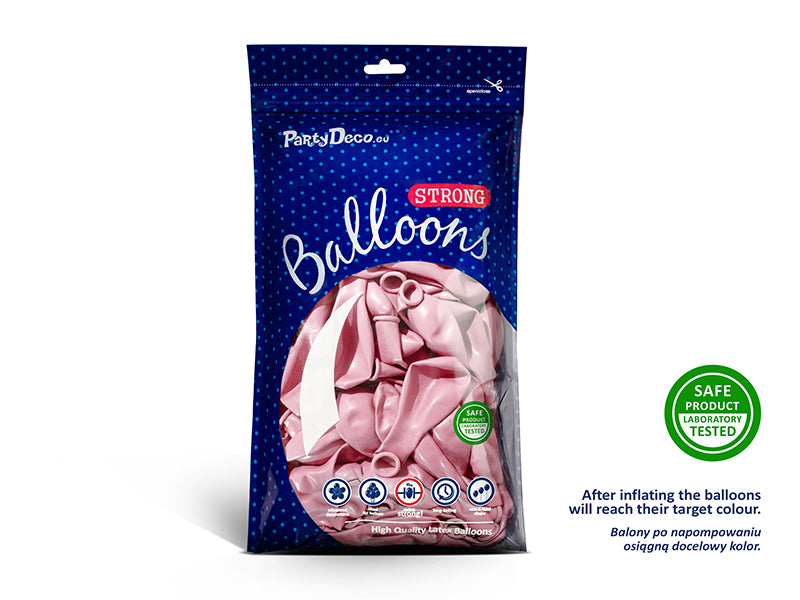 100 Stk. Luftballon Ø30cm "Uni Metallic" | Candy Pink