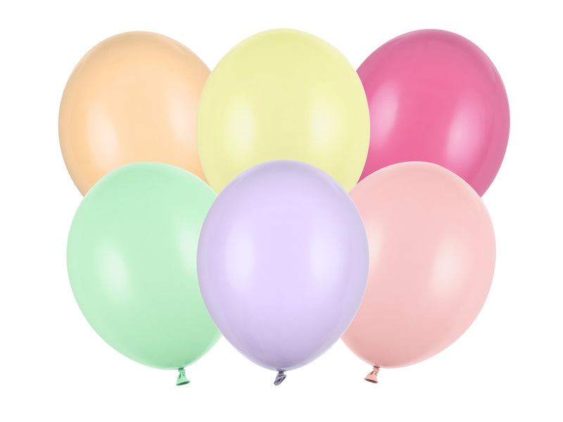 10 Stk. Luftballon Ø30cm "Uni Pastell" | Bunt