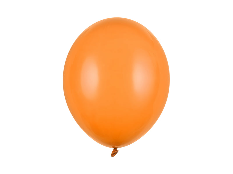 100 Stk. Luftballon Ø30cm "Uni Pastell" | Mandarinen Orange