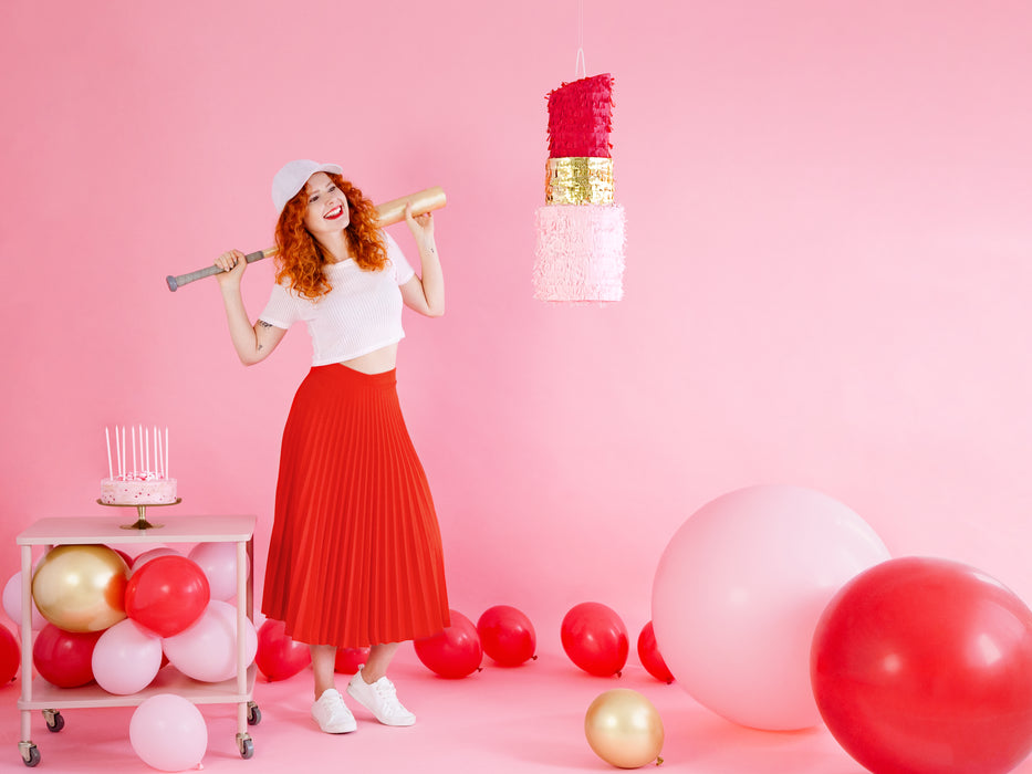 50 Stk. Luftballon Ø30cm "Uni Pastell" | Rot