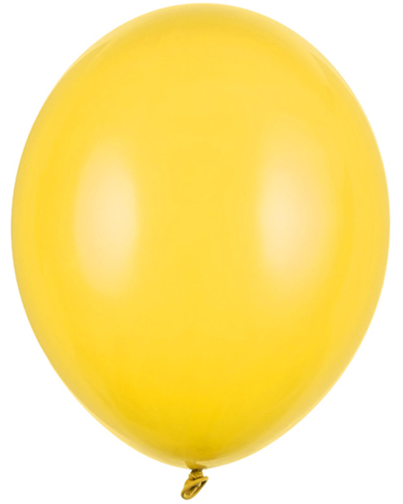 50 Stk. Luftballon Ø30cm "Uni Pastell" | Honiggelb