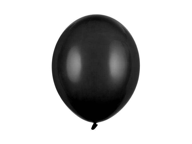 100 Stk. Latexballon Ø30cm "Uni Pastell" | Schwarz