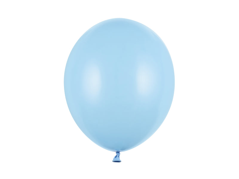 100 Stk. Luftballon Ø30cm "Uni Pastell" | Baby Blue