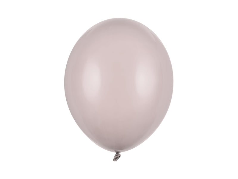 100 Stk. Luftballon Ø30cm "Uni Pastell" | Warm Grau