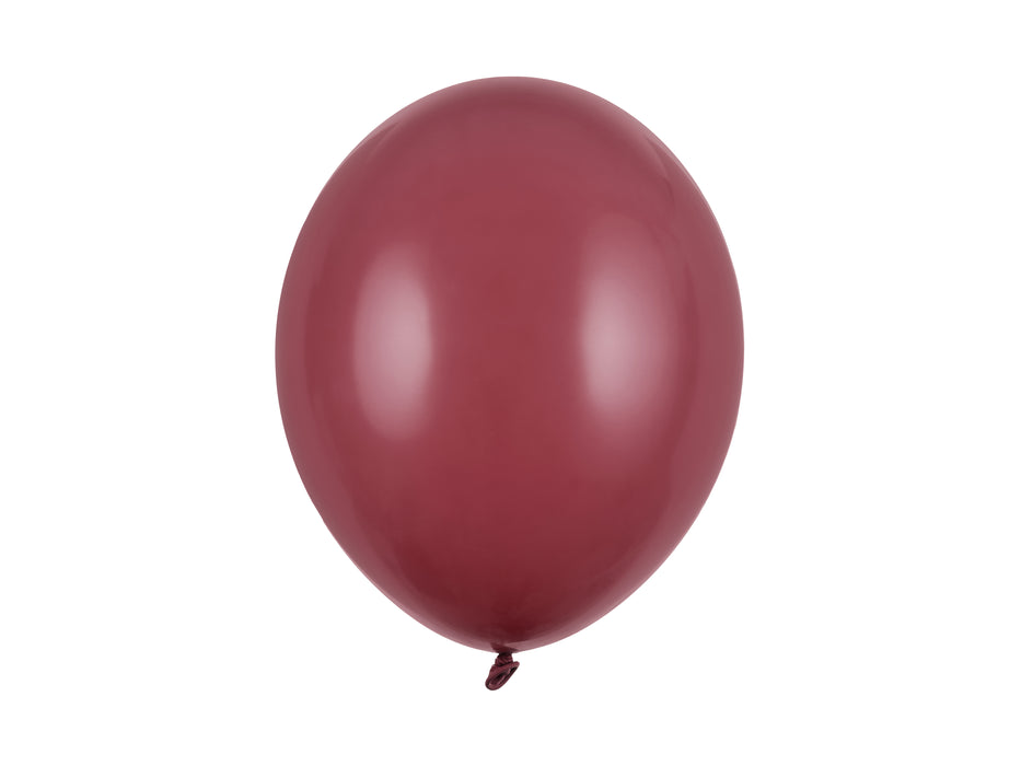 100 Stk. Luftballon Ø30cm "Uni Pastell" | Prune