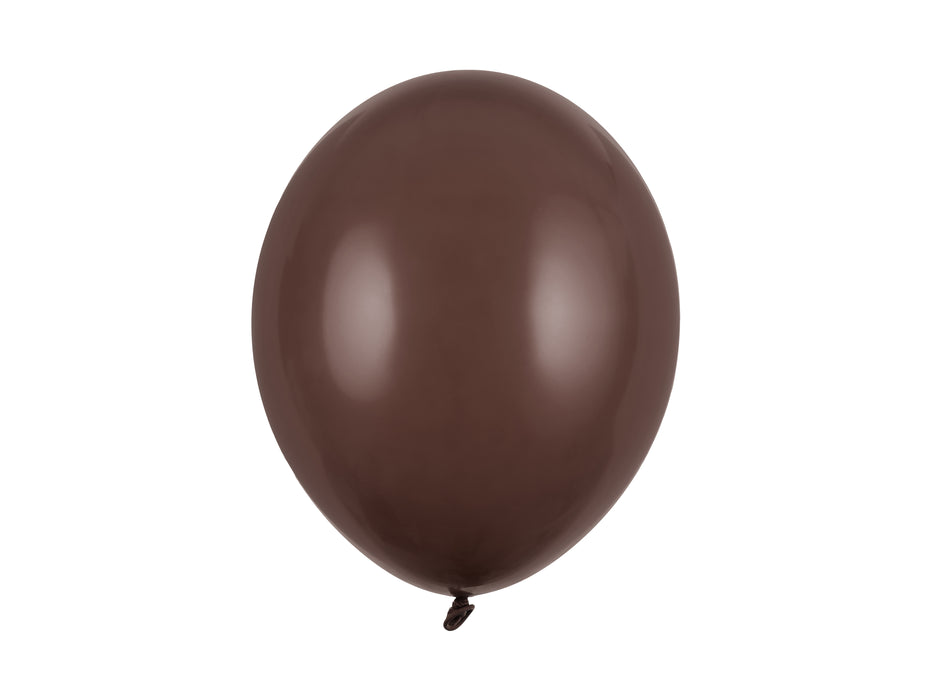 10 Stk. Luftballon Ø30cm "Uni Metallic" | Kakao