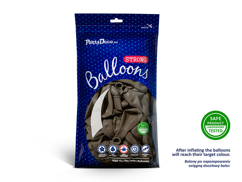 100 Stk. Luftballon Ø30cm "Uni Pastell" | Cappuccino