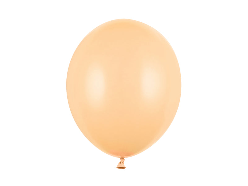 10 Stk. Luftballon Ø30cm "Uni Metallic" | Pfirsich Orange