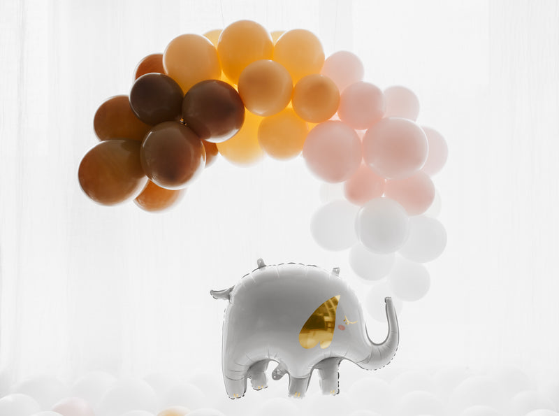 10 Stk. Luftballon Ø30cm "Uni Metallic" | Pfirsich Orange