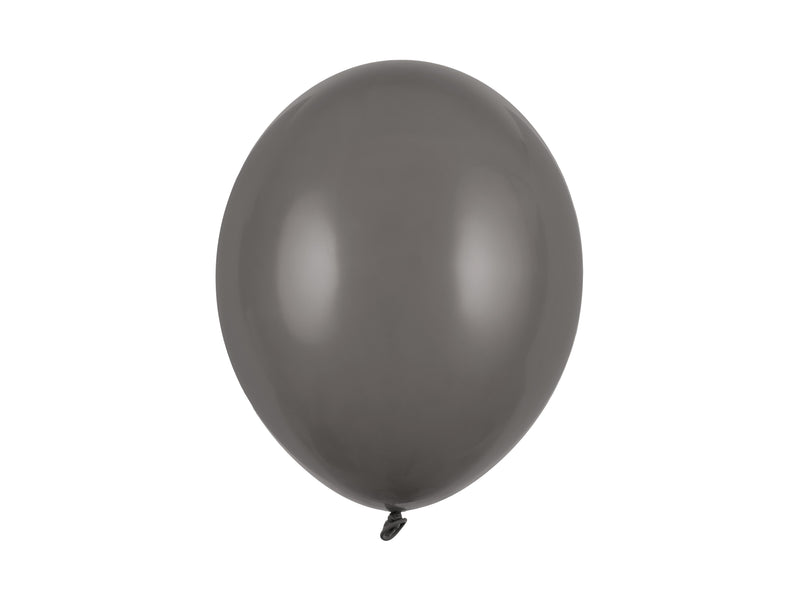 10 Stk. Luftballon Ø30cm "Uni Pastell" | Grau