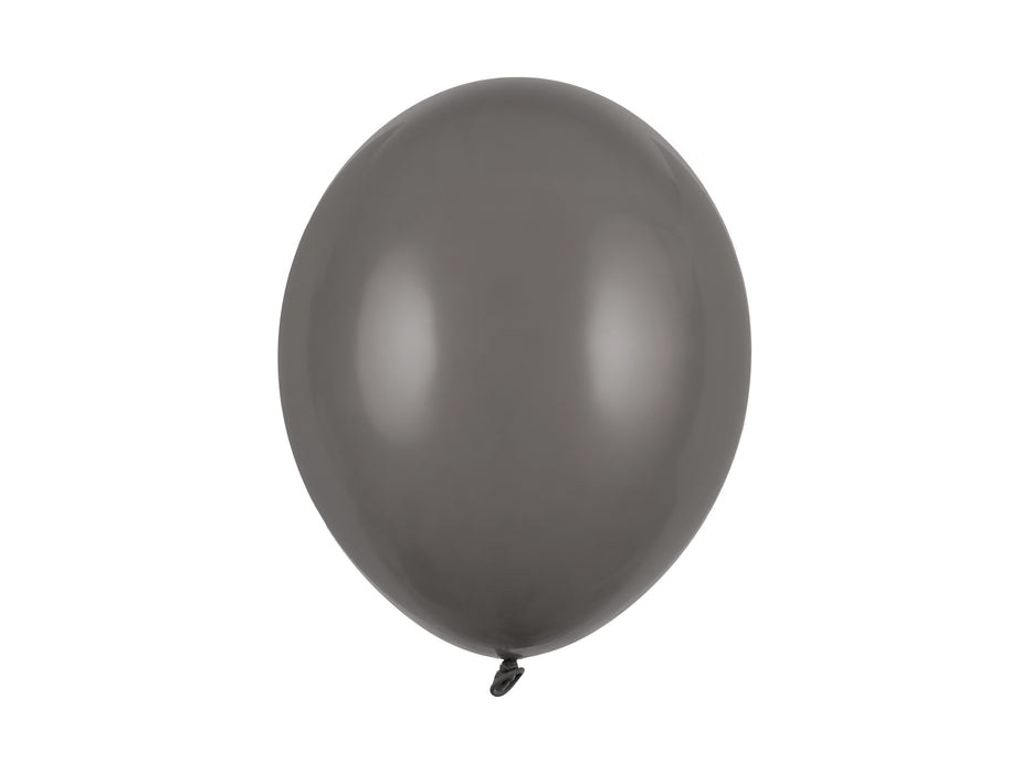 10 Stk. Luftballon Ø30cm "Uni Pastell" | Grau