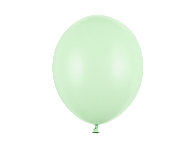 50 Stk. Luftballon Ø30cm "Uni Pastell" | Pistazien Grün