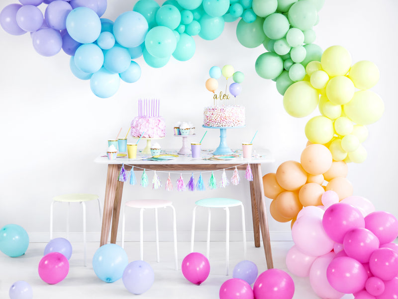 50 Stk. Luftballon Ø30cm "Uni Pastell" | Pistazien Grün