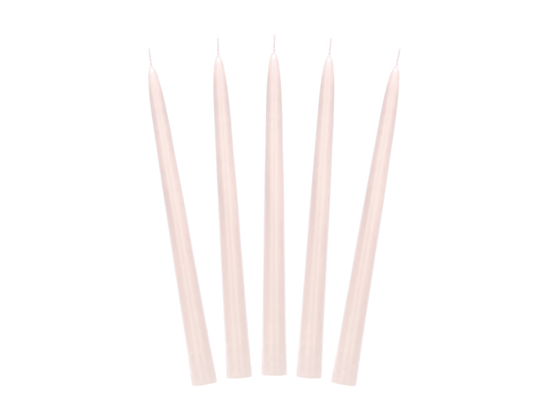 Spitzkerzen 24cm 10Stk. | Beige Matt