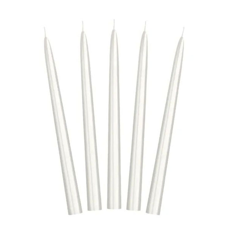 Spitzkerzen 24cm 10Stk. | Pearl Metallic