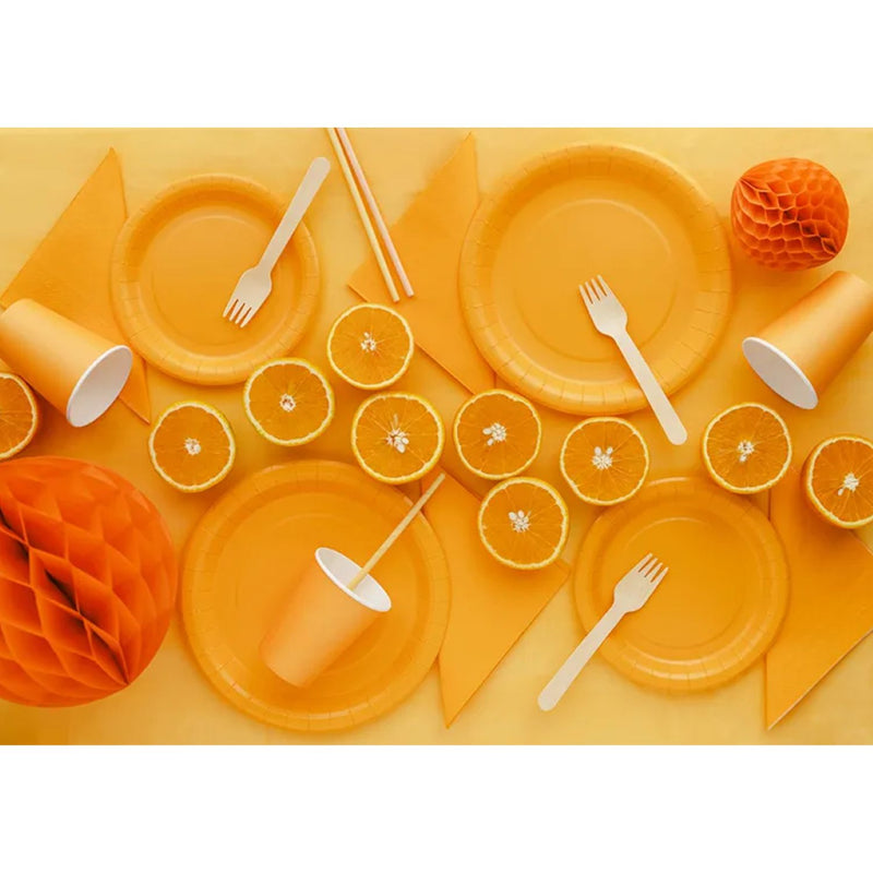 Servietten Uni 20Stk./33x33cm | Orange