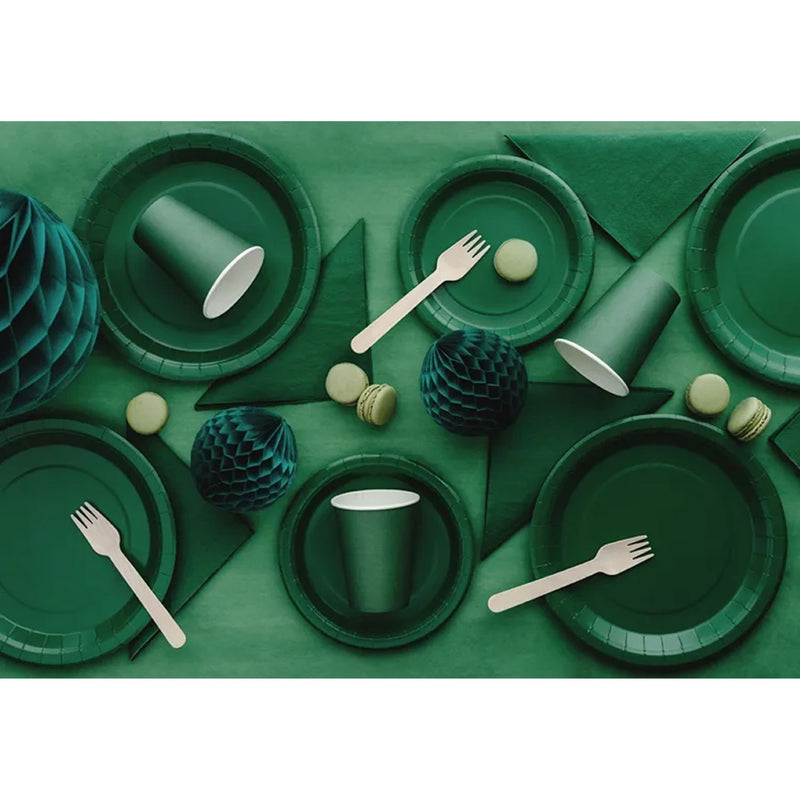 Servietten Uni 20Stk./33x33cm | Grün