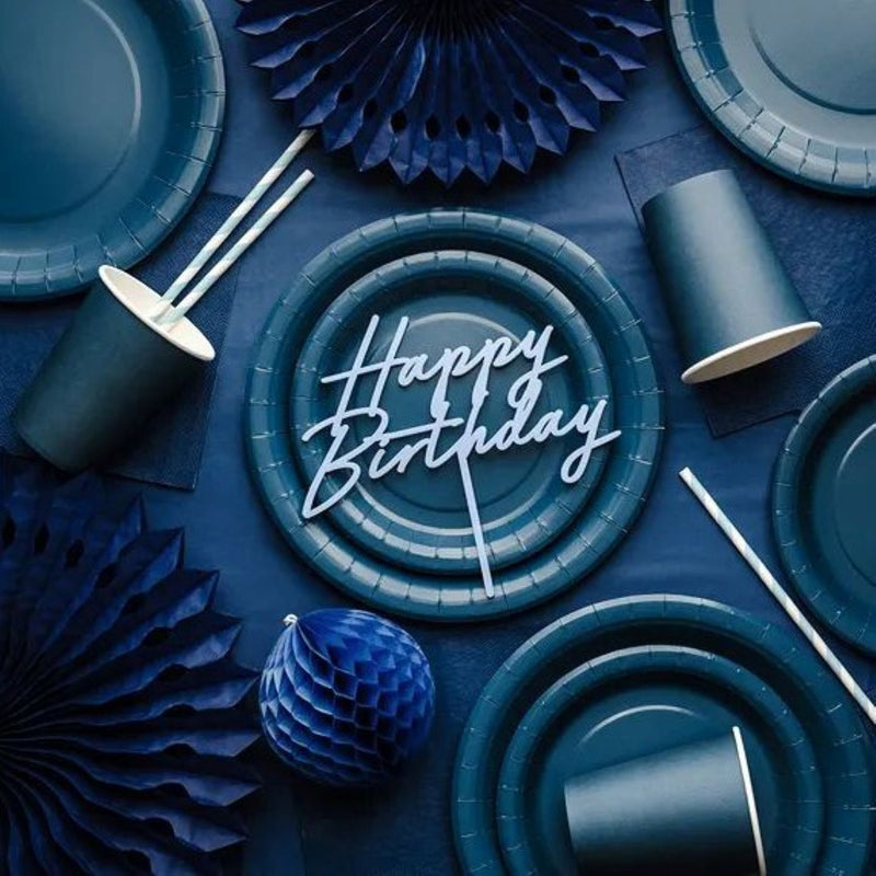 Servietten Uni 20Stk./33x33cm | Dunkelblau