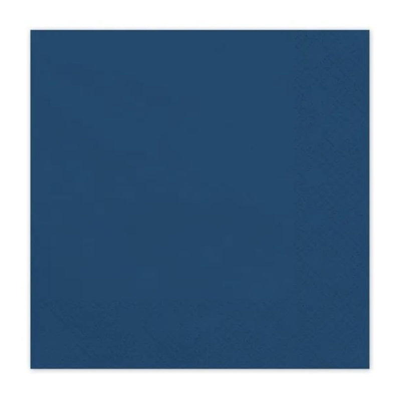 Servietten Uni 20Stk./33x33cm | Dunkelblau