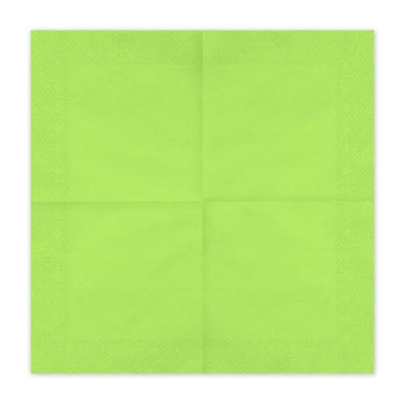 Servietten Uni 20Stk./33x33cm | Hellgrün