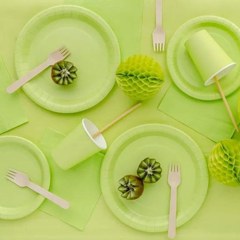 Servietten Uni 20Stk./33x33cm | Hellgrün