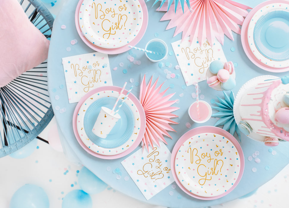 Servietten "Boy or Girl" - Gold | 20Stk./33x33cm