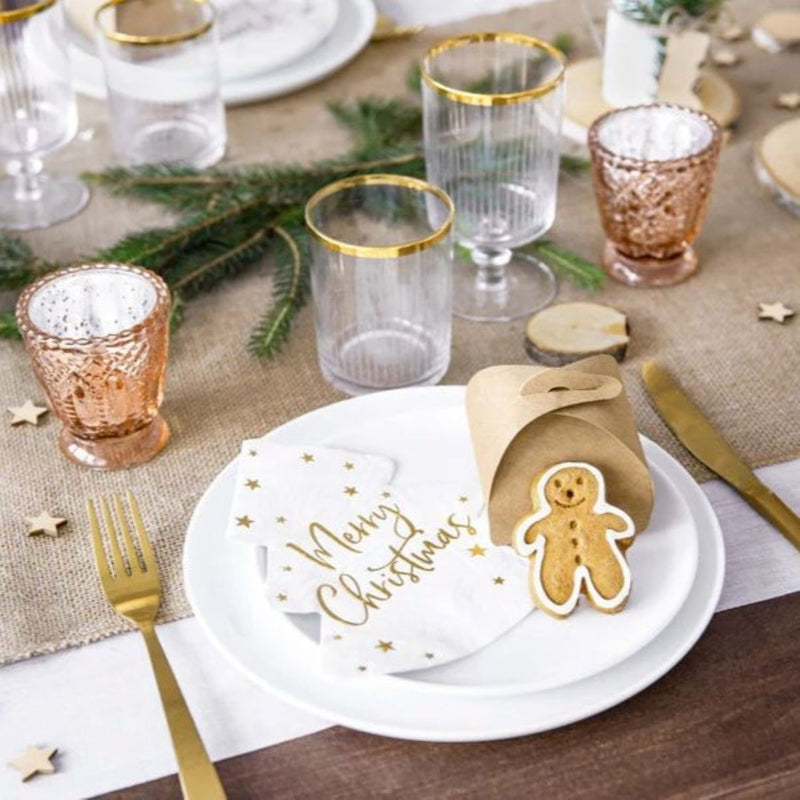 Servietten "Merry Christmas" 20Stk./33x33cm