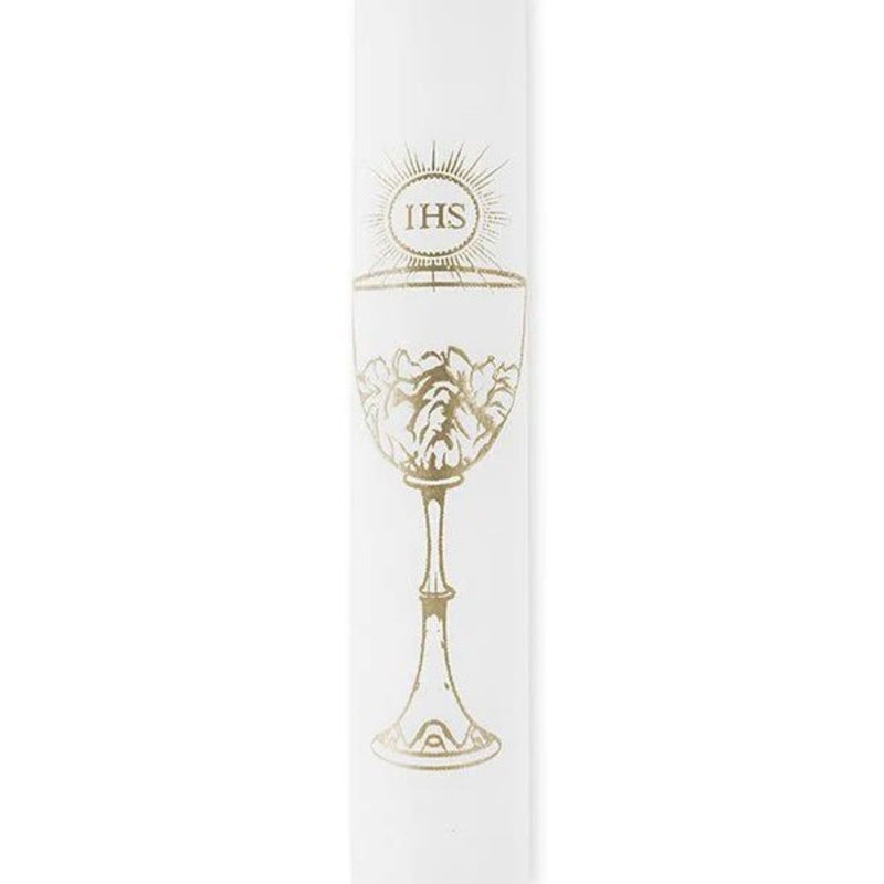 Kerzen IHS 29 cm 4 Stück | Weiß