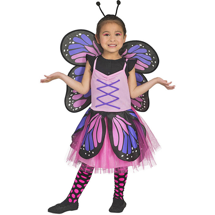 Schmetterling "Belle" Kostüm für Mädchen | Pink