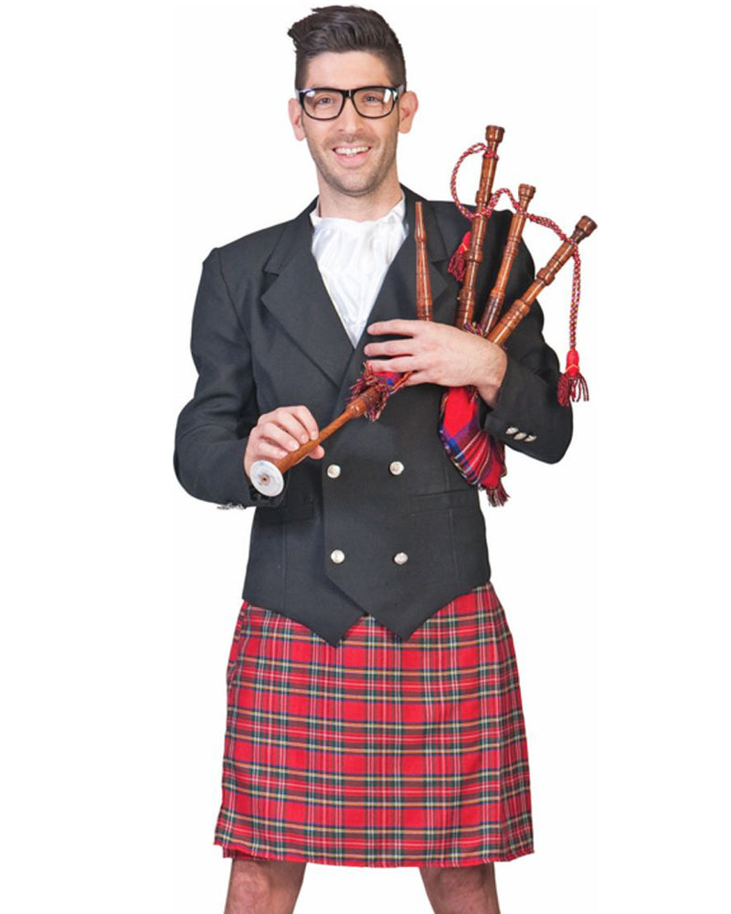 Schotten Kostüm "Cameron" für Herren | Jacke und Schottenrock