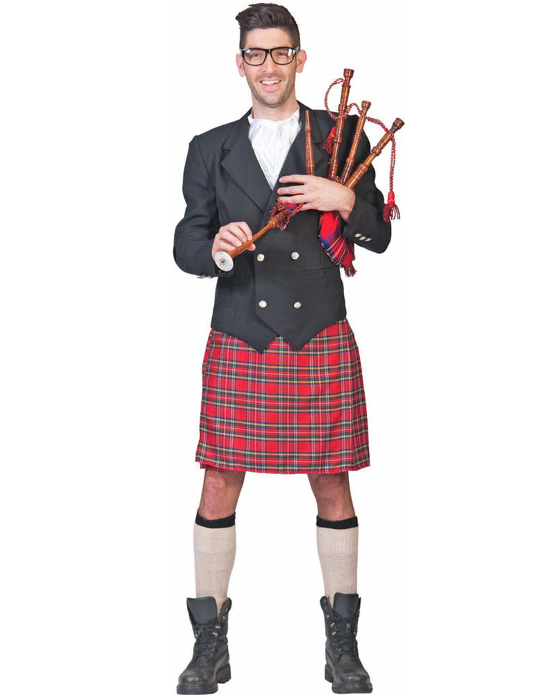 Schotten Kostüm "Cameron" für Herren | Jacke und Schottenrock