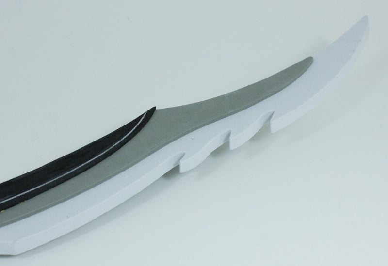 Schaumstoff Piratenschwert 66 cm – Gezackter Piratensäbel Schwarz Grau