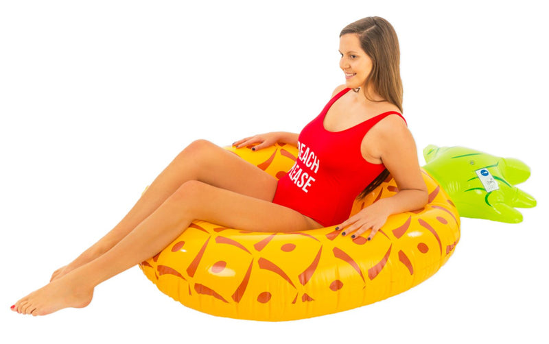 XXL Ananas Schwimmreifen 180 x 115 cm