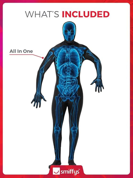 Kostüm SecondSkin Röntgenbild Gr.S