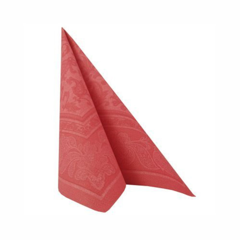 Servietten RC "Ornaments" 40x40cm/50Stk. | Rot