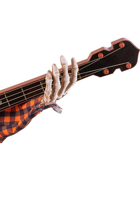 Skelett mit Banjo - Animiert | 98 x 31 x 27 cm