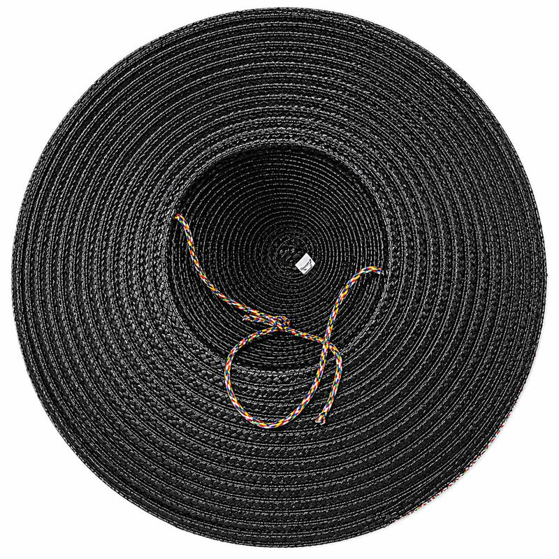 Mexikaner Sombrero mit Troddeln - Ø 60 cm | Schwarz