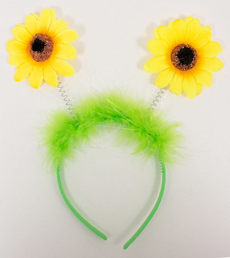 Sonnenblumen Haarreif | Party Zubehör Kostüm Gärtner Clown