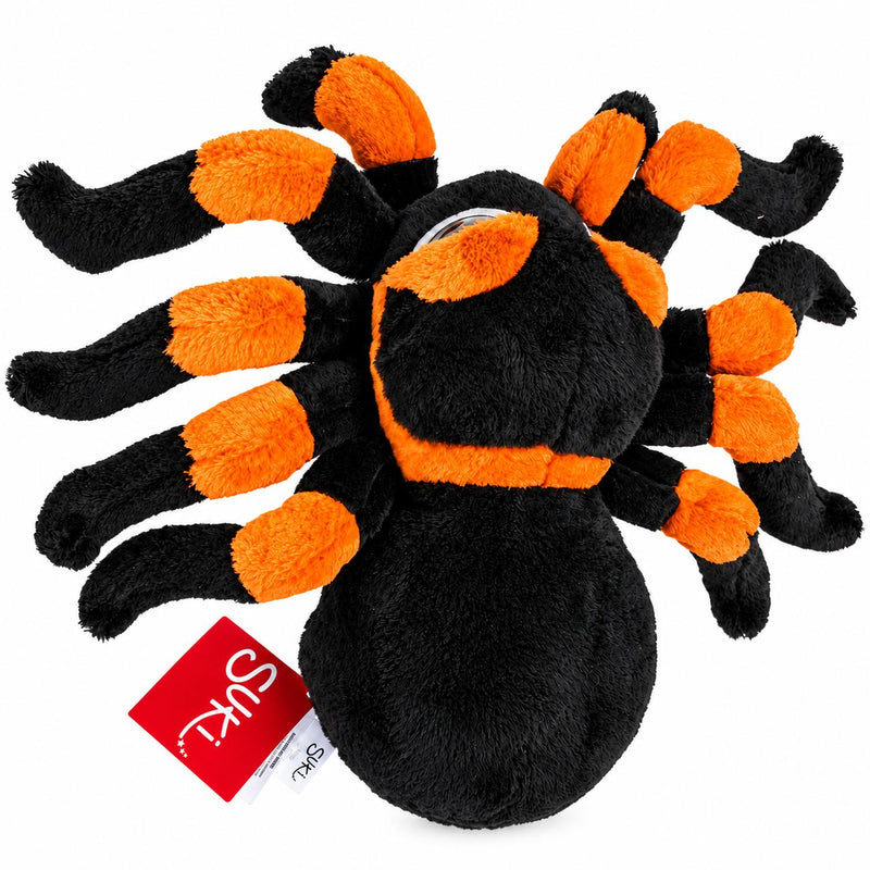 Stofftier Spinne "Nico" Gr. M (23 cm) | Schwarz Orange