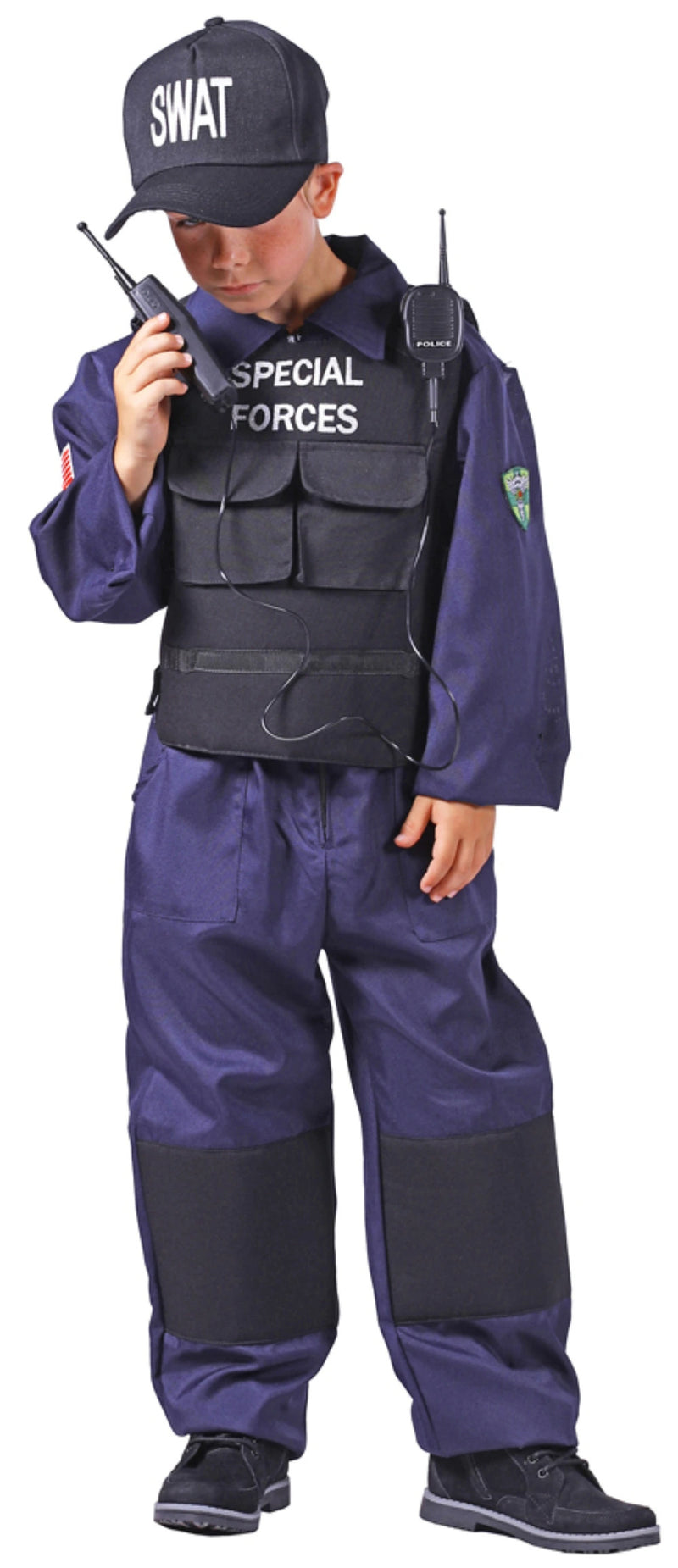 SWAT "Special Forces" Kostüm für Jungen | Polizei Kinderkostüm