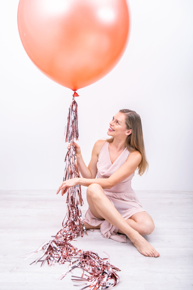 Girlande Quasten Rosegold |12Stk./200cm