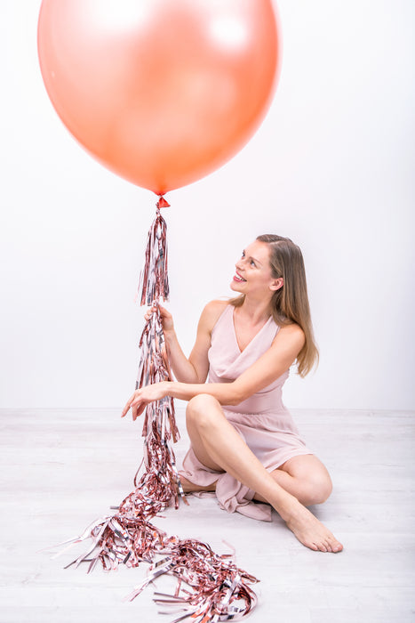 Girlande Quasten Rosegold |12Stk./200cm